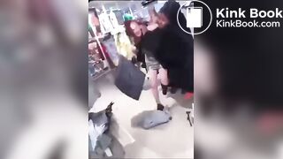 British skank gets the shit beaten out of her
