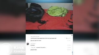 Scat Slave Used By Her Master In Skype