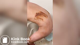 Asian guy's first scat video (Part 3)