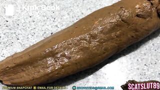 Beautiful Smooth Shit onto the Sink