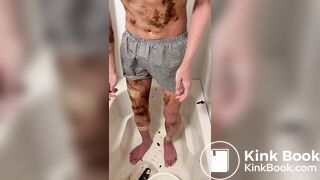 Asian guy's first scat video (Part 2)