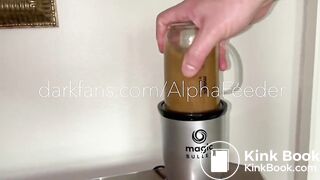 Jock Toilet Chugs A Shit Shake