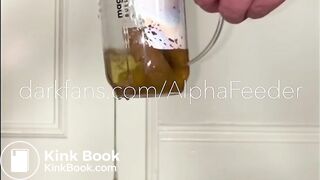 Jock Toilet Chugs A Shit Shake