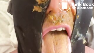shit hole eating