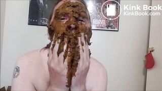 Amateur shit pile on face 52322