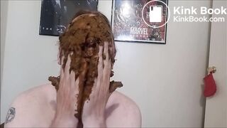 Amateur shit pile on face 52322