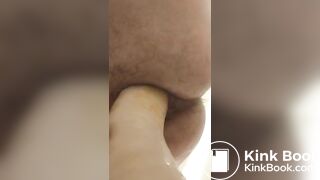 Scatray anal big dildo