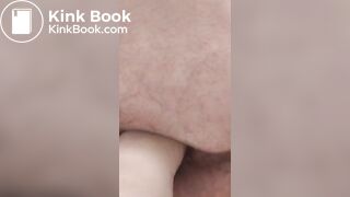 Scatray anal big dildo