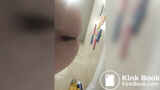 Scatray anal big dildo