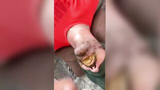 Cumming in a Shitty Mouth