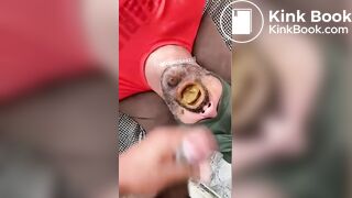 Cumming in a Shitty Mouth