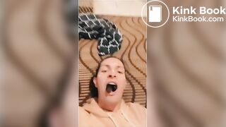 SIUE slut named Callie eats dog poop!