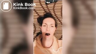 SIUE slut named Callie eats dog poop!