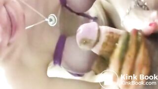 Blonde Sucks Shit Covered Cock