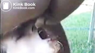 Slut Opens Her Mouth Wide For Hot, Loose Shit
