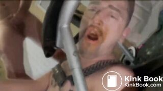 Boy eats master's shit