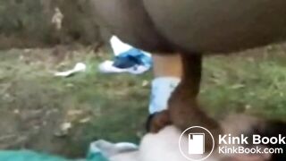 Shitting on girl's face while she is sleeping