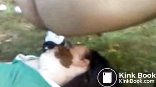 Shitting on girl's face while she is sleeping