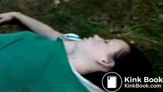 Shitting on girl's face while she is sleeping