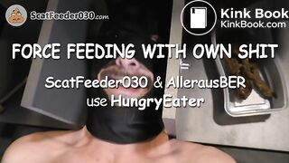 F0RCED FEEDING THE PIG HUNGRYEATER