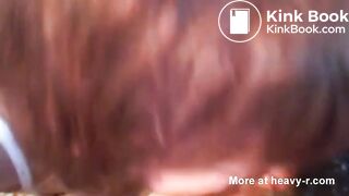 Amateur Scat GILF Sucks Hubby's Shit Covered Cockl