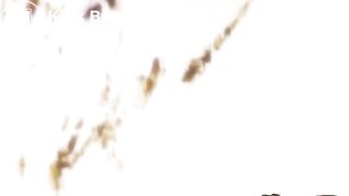 Trans Girl Shit Sliding on the Edge of the Tub