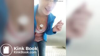 Scat goddess with buttblug