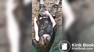 Faggot Trampled in Shit