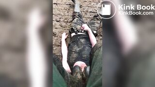 Faggot Trampled in Shit