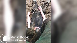 Faggot Trampled in Shit