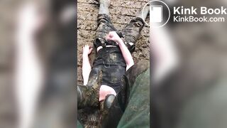 Faggot Trampled in Shit