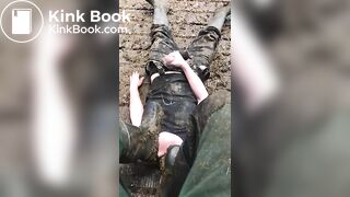 Faggot Trampled in Shit