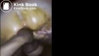 MILF Slag Sucks Her Shit Off Huge Black Cock