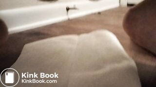 Chubby guy shits on the floor