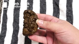 Squishing Dense Turd in My Hand (ASMR - Sound On)