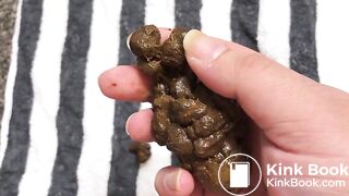 Squishing Dense Turd in My Hand (ASMR - Sound On)