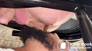 Black Toilet Fed And Dumped On