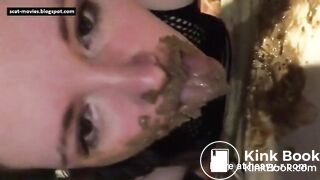 Fucking Girl w Shit on Big Tits & Mouth