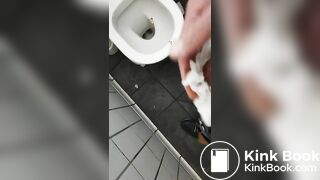 Public girl shit on dick