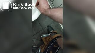 Public girl shit on dick