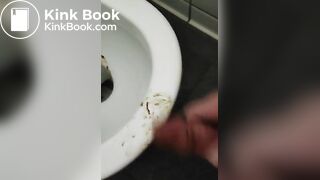 Public girl shit on dick