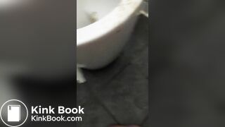 Public girl shit on dick