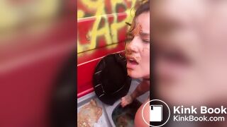 Pile of shit for worthless human toilet whore