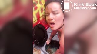 Pile of shit for worthless human toilet whore