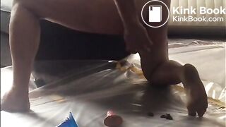 Dildofucking and eating shit