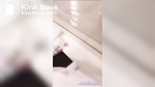 Farrah A taking a P and a P