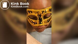 BLACK TOILET BITCH EATS FROM WHITE MASTERS ASS