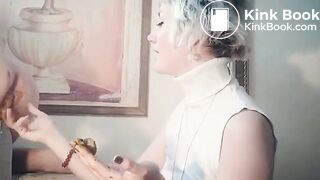 Blonde Whore Eats Shit From Man Ass (claim)