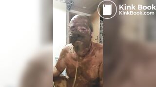 Shit smearing all over me