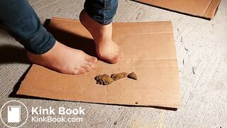 Very messy Milf Dog Scat trampling